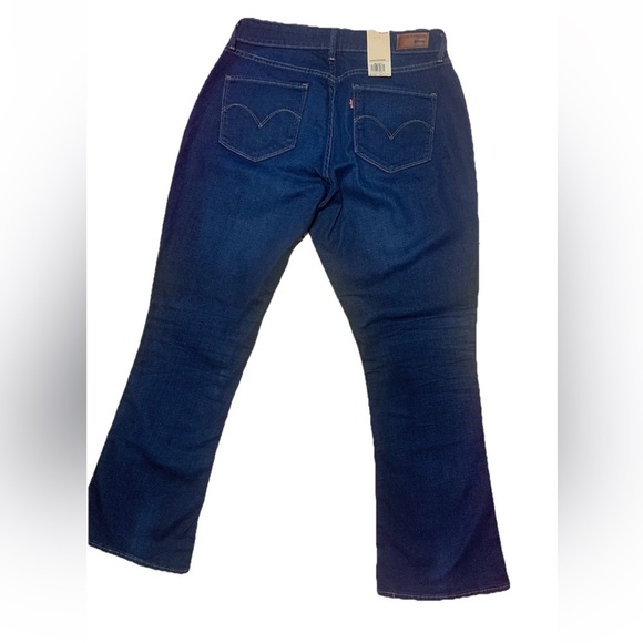 Levi’s Women’s  Size 34 Curve ID Stretchy Supreme Boot Cut Mid Rise Jeans - Picture 2 of 7